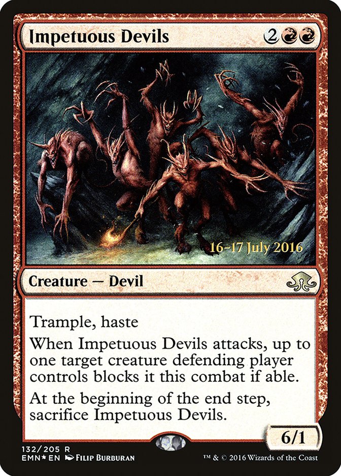 Impetuous Devils [Eldritch Moon Prerelease Promos] | Good Games Modbury