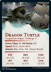 Dragon Turtle Art Card [Dungeons & Dragons: Adventures in the Forgotten Realms Art Series] | Good Games Modbury