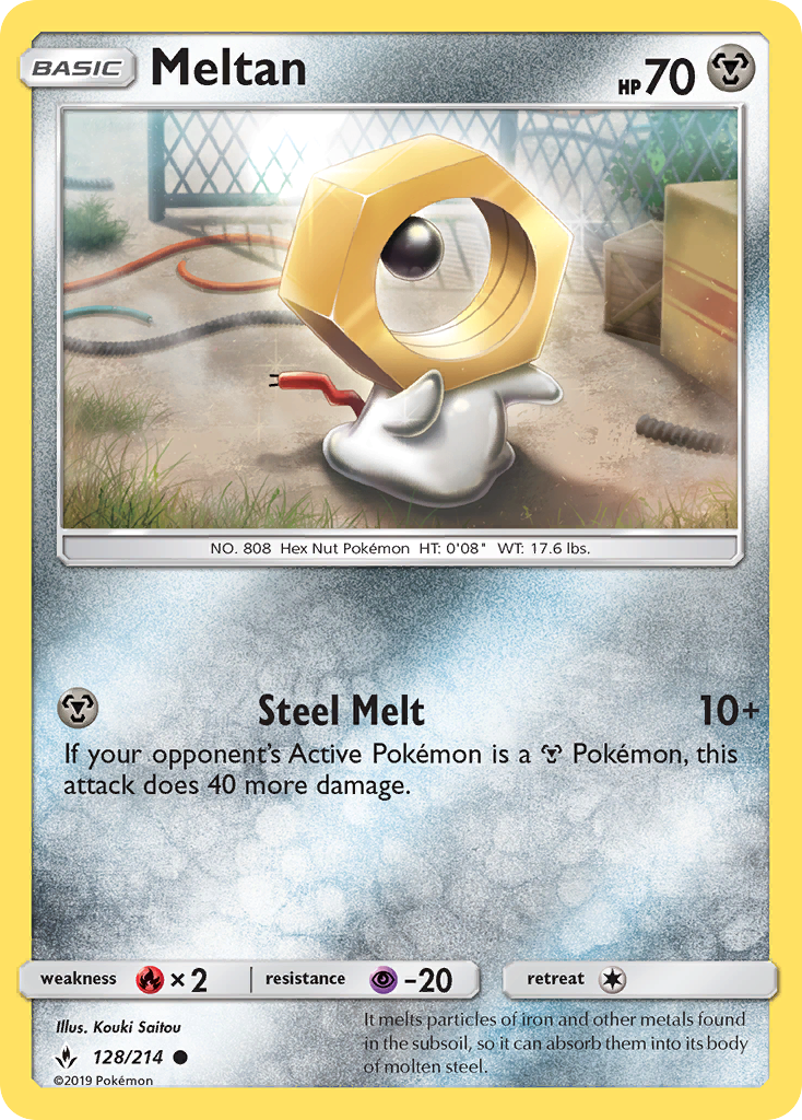 Meltan (128/214) [Sun & Moon: Unbroken Bonds] | Good Games Modbury