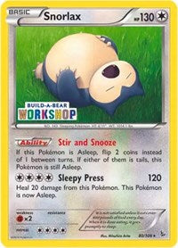 Snorlax (80/106) (Build-a-Bear Workshop Exclusive) [XY: Flashfire] | Good Games Modbury