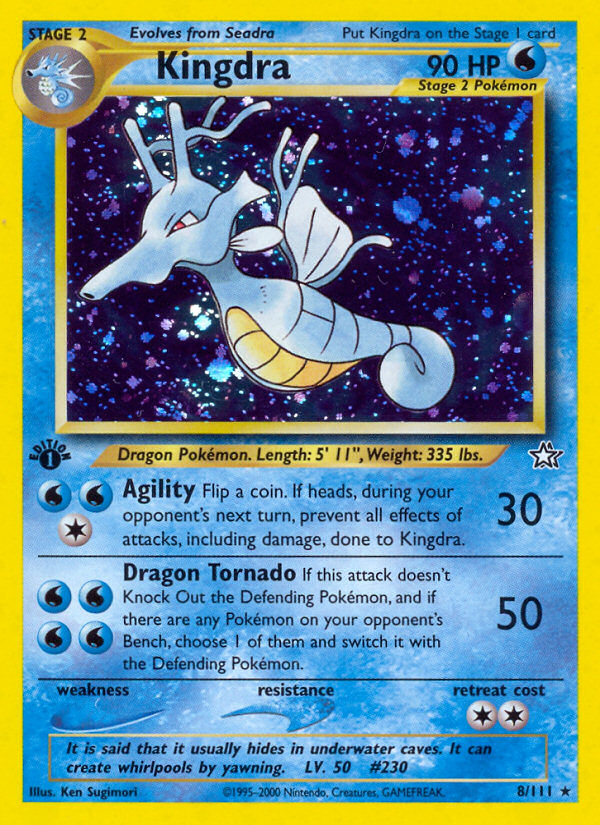 Kingdra (8/111) [Neo Genesis 1st Edition] | Good Games Modbury