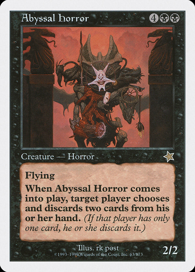 Abyssal Horror [Starter 1999] | Good Games Modbury