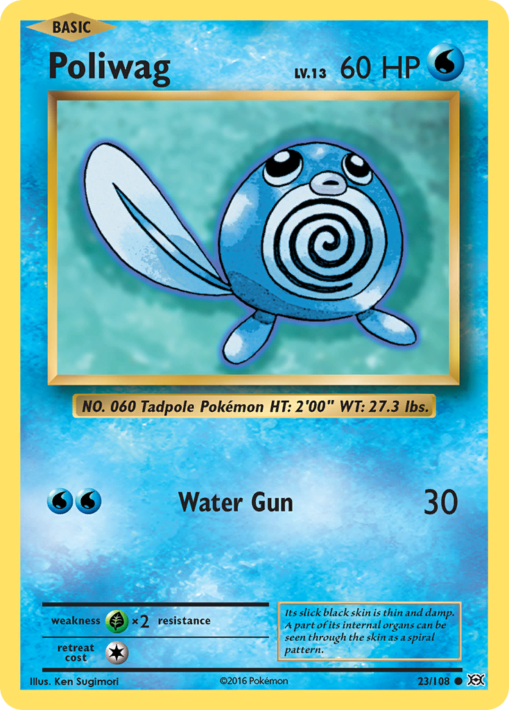 Poliwag (23/108) [XY: Evolutions] | Good Games Modbury