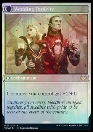 Wedding Announcement // Wedding Festivity [Innistrad: Crimson Vow Prerelease Promos] | Good Games Modbury