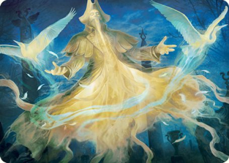 Heron-Blessed Geist Art Card [Innistrad: Crimson Vow Art Series] | Good Games Modbury