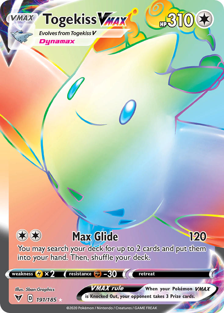 Togekiss VMAX (191/185) [Sword & Shield: Vivid Voltage] | Good Games Modbury