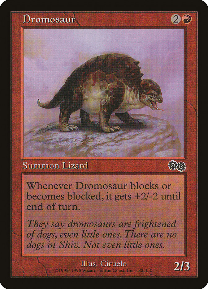 Dromosaur [Urza's Saga] | Good Games Modbury