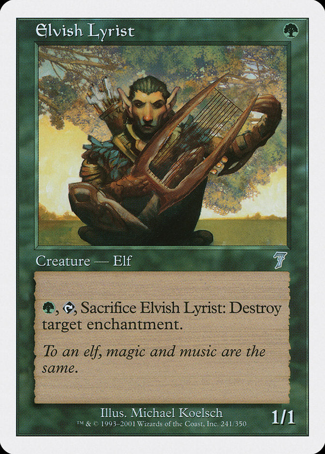 Elvish Lyrist [Seventh Edition] | Good Games Modbury