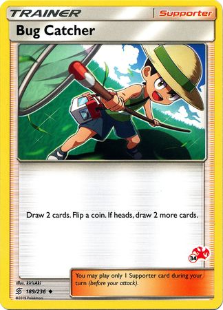 Bug Catcher (189/236) (Charizard Stamp #34) [Battle Academy 2020] | Good Games Modbury
