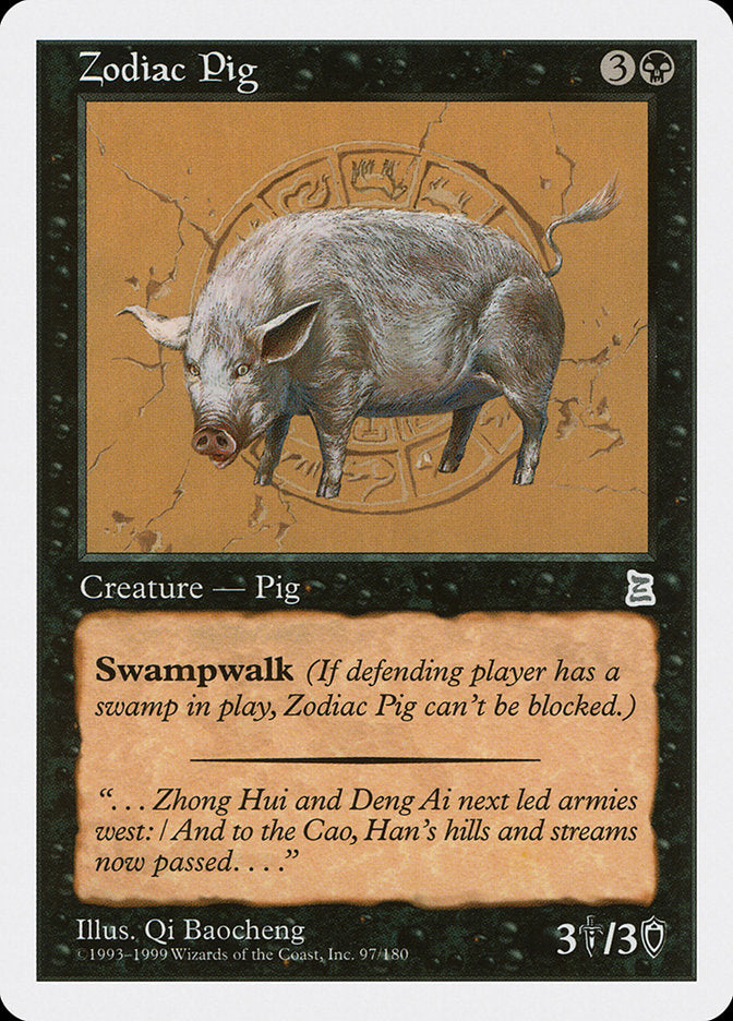 Zodiac Pig [Portal Three Kingdoms] | Good Games Modbury