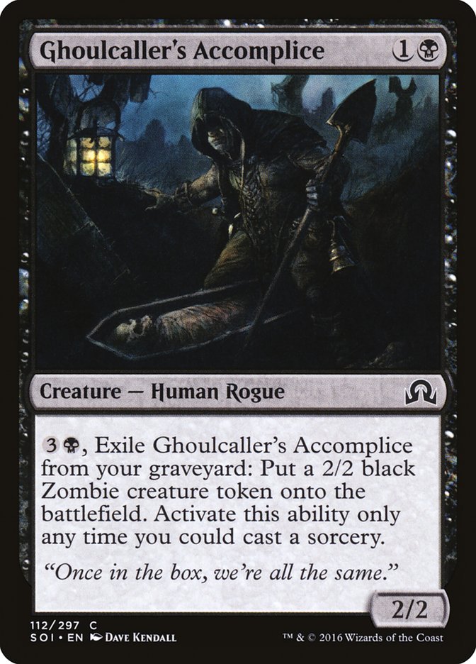 Ghoulcaller's Accomplice [Shadows over Innistrad] | Good Games Modbury