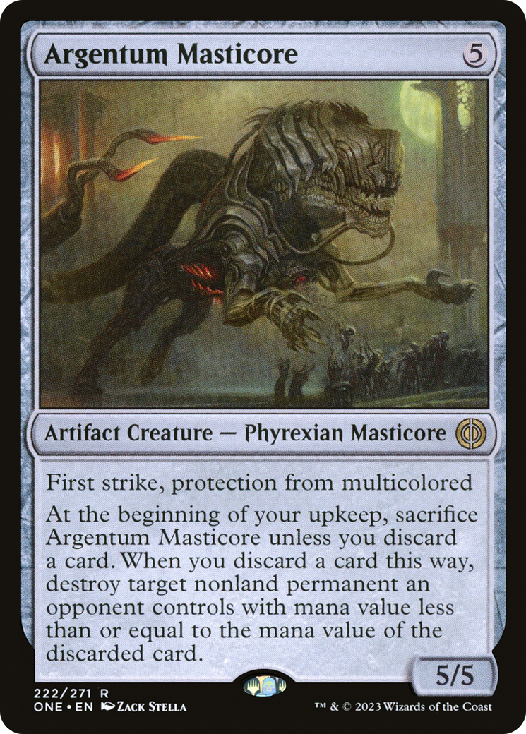 Argentum Masticore [Phyrexia: All Will Be One] | Good Games Modbury