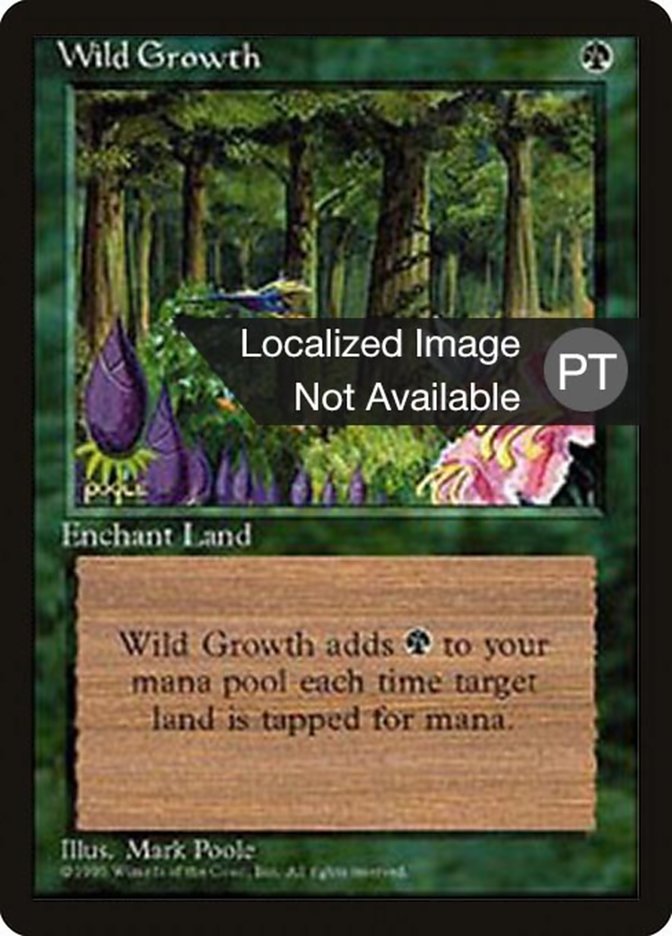 Wild Growth [Fourth Edition (Foreign Black Border)] | Good Games Modbury