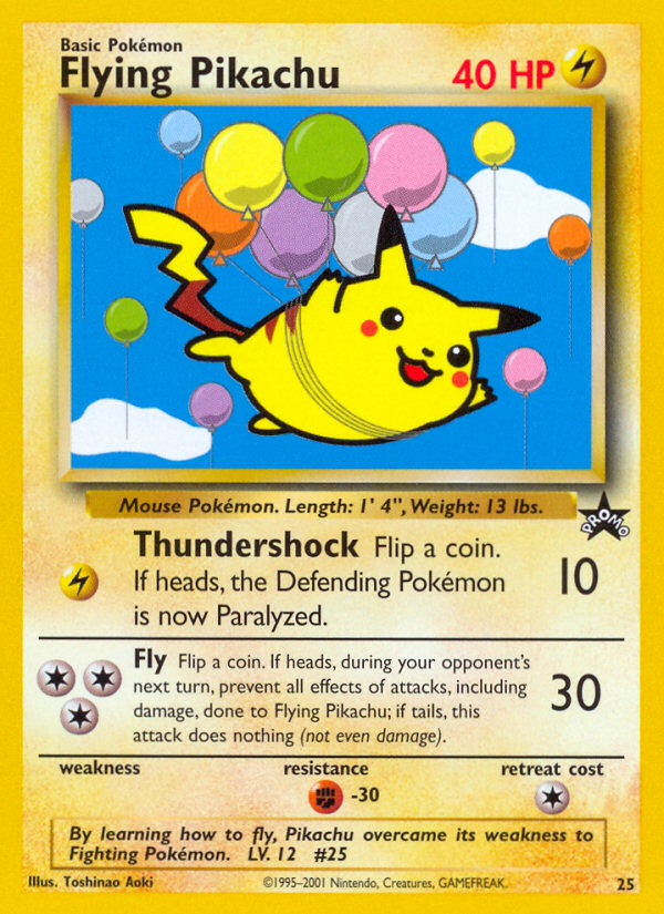 Flying Pikachu (25) [Wizards of the Coast: Black Star Promos] | Good Games Modbury