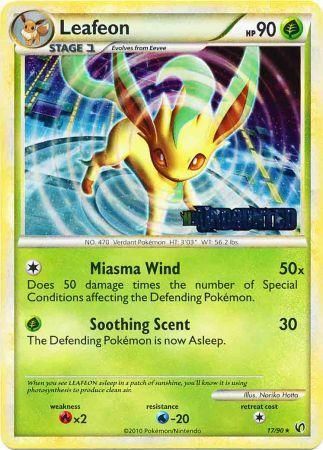 Leafeon (17/90) (Prerelease Promo) [Nintendo: Black Star Promos] | Good Games Modbury