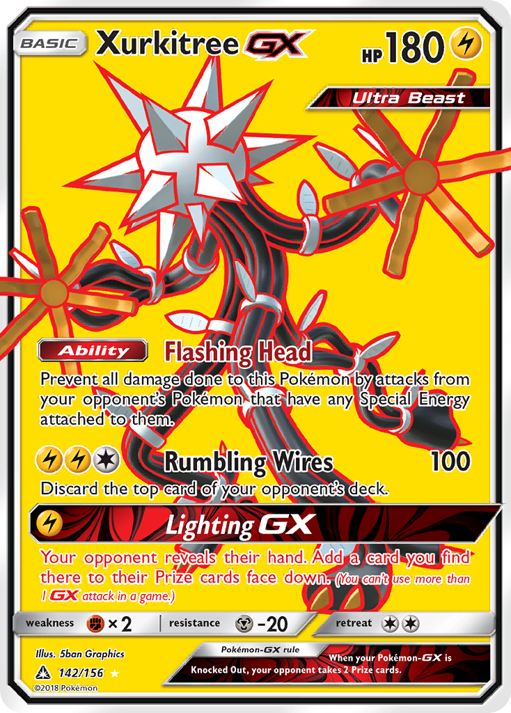 Xurkitree GX (142/156) [Sun & Moon: Ultra Prism] | Good Games Modbury