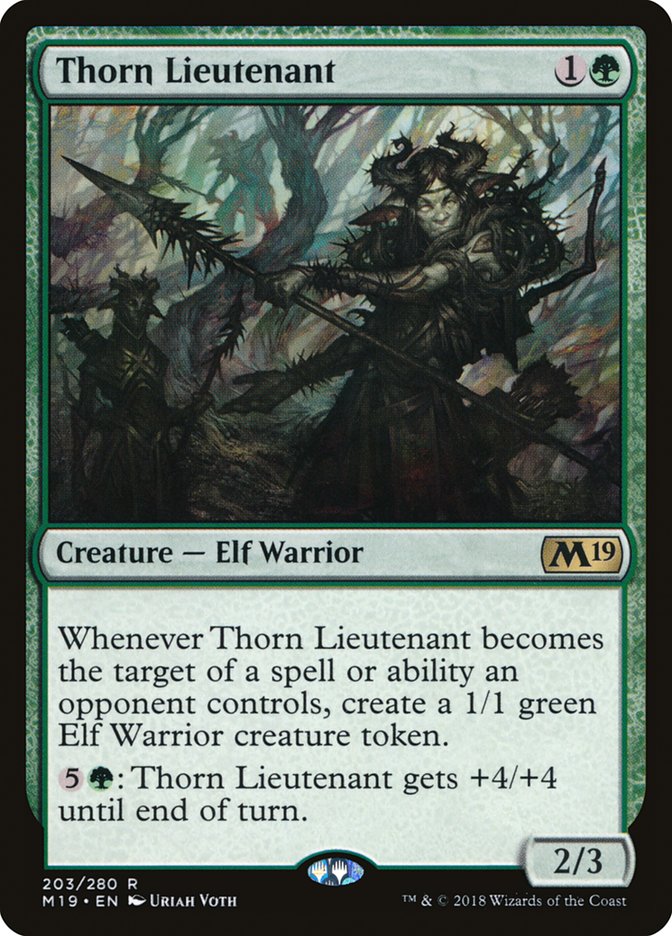 Thorn Lieutenant [Core Set 2019] | Good Games Modbury