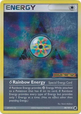 Rainbow Energy (88/101)(Delta Species) (Stamped) [EX: Dragon Frontiers] | Good Games Modbury