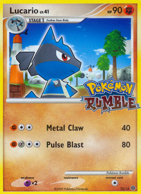 Lucario (12/16) [Pokémon Rumble] | Good Games Modbury