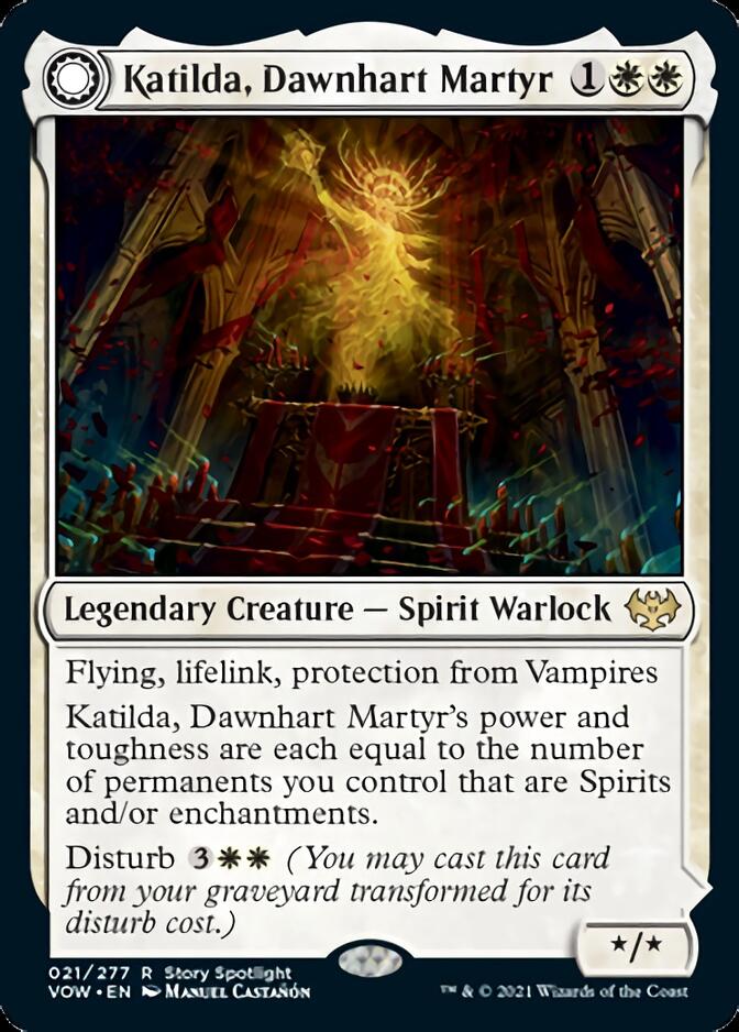 Katilda, Dawnhart Martyr // Katilda's Rising Dawn [Innistrad: Crimson Vow] | Good Games Modbury