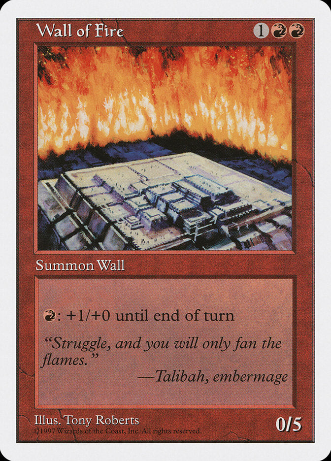 Wall of Fire [Fifth Edition] | Good Games Modbury