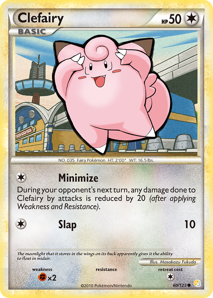 Clefairy (60/123) [HeartGold & SoulSilver: Base Set] | Good Games Modbury