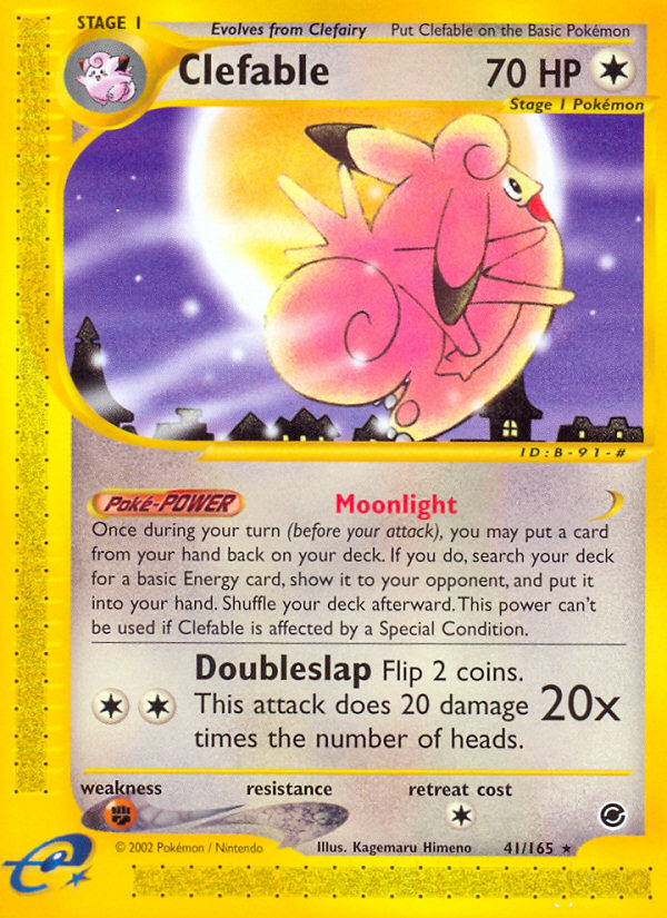 Clefable (41/165) [Expedition: Base Set] | Good Games Modbury