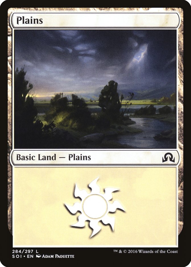 Plains (284) [Shadows over Innistrad] | Good Games Modbury