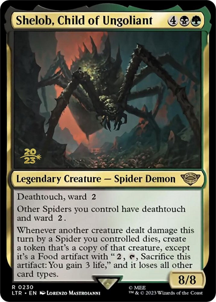 Shelob, Child of Ungoliant [The Lord of the Rings: Tales of Middle-Earth Prerelease Promos] | Good Games Modbury