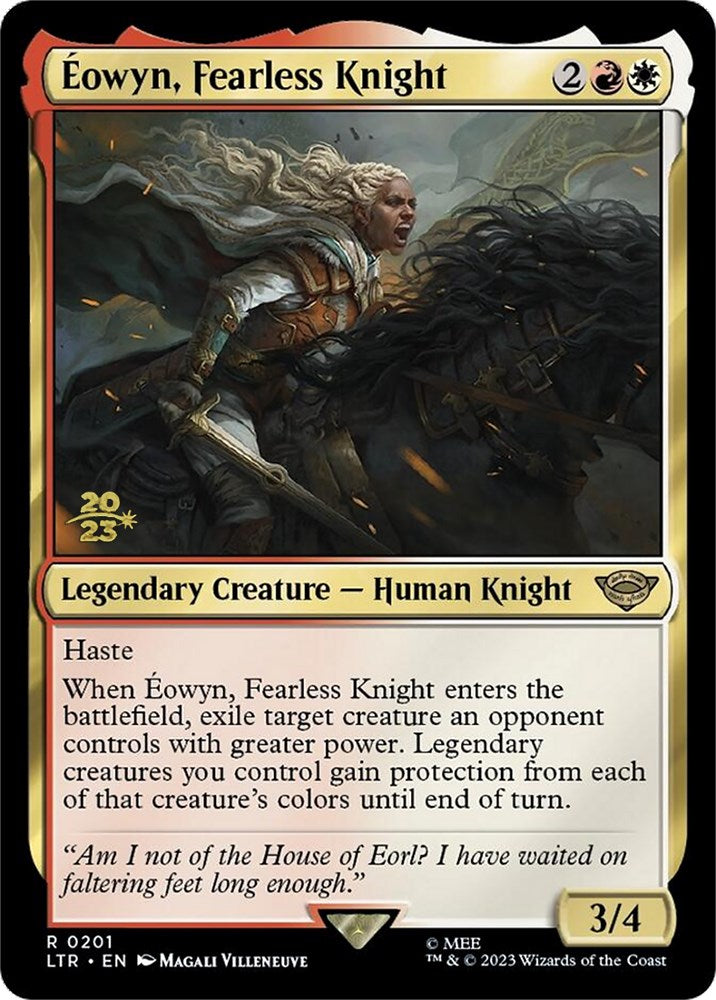 Eowyn, Fearless Knight [The Lord of the Rings: Tales of Middle-Earth Prerelease Promos] | Good Games Modbury