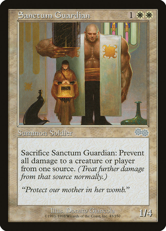 Sanctum Guardian [Urza's Saga] | Good Games Modbury