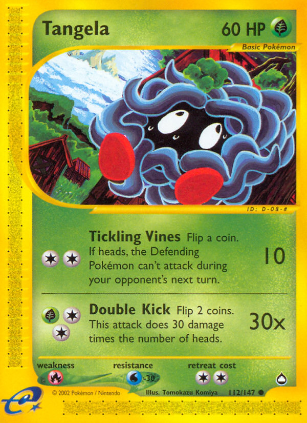 Tangela (112/147) [Aquapolis] | Good Games Modbury