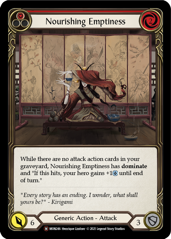 Nourishing Emptiness [U-MON246-RF] (Monarch Unlimited)  Unlimited Rainbow Foil | Good Games Modbury