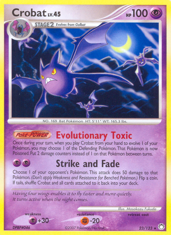 Crobat (23/123) [Diamond & Pearl: Mysterious Treasures] | Good Games Modbury