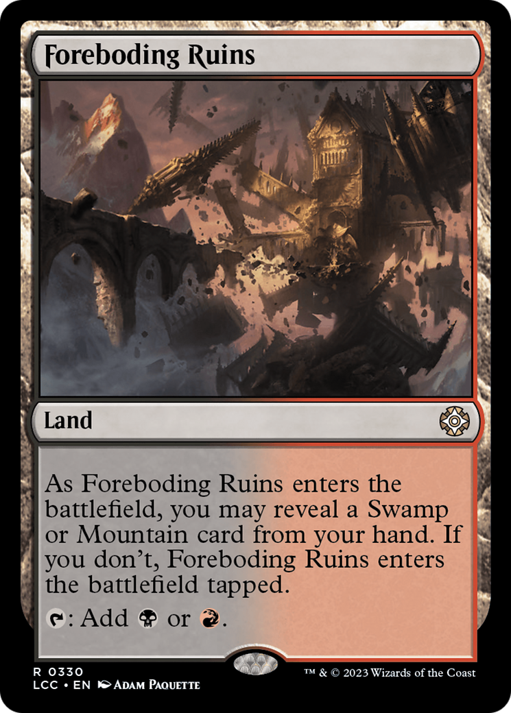 Foreboding Ruins [The Lost Caverns of Ixalan Commander] | Good Games Modbury