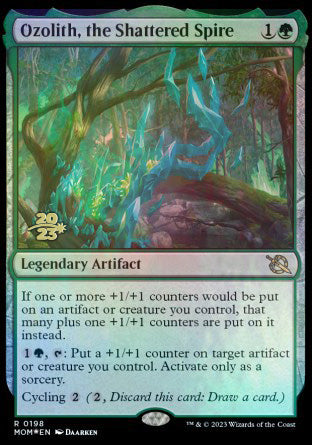 Ozolith, the Shattered Spire [March of the Machine Prerelease Promos] | Good Games Modbury