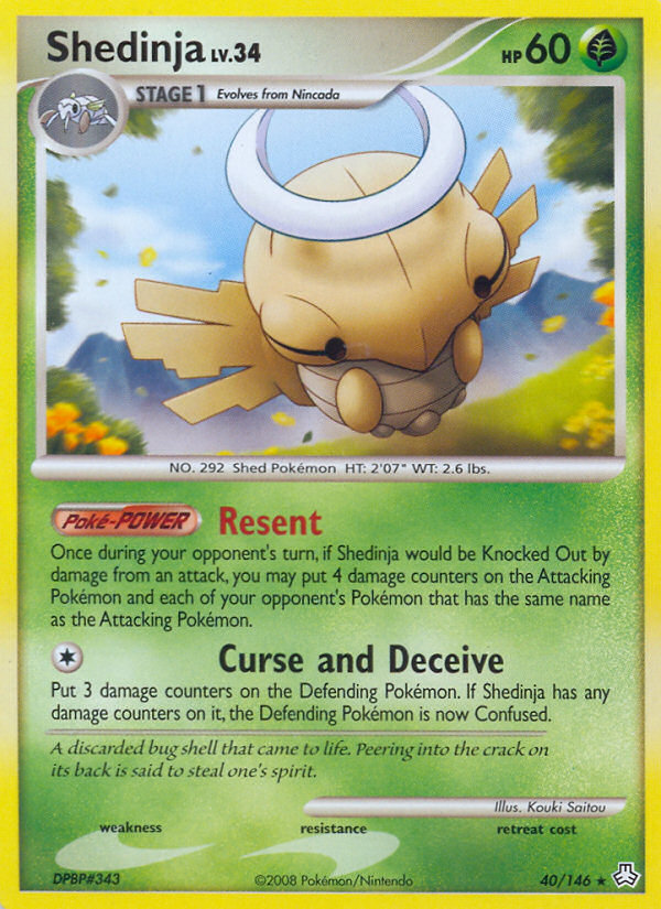 Shedinja (40/146) [Diamond & Pearl: Legends Awakened] | Good Games Modbury