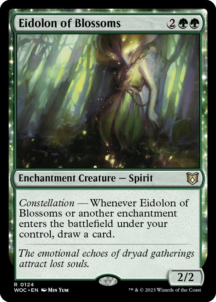 Eidolon of Blossoms [Wilds of Eldraine Commander] | Good Games Modbury