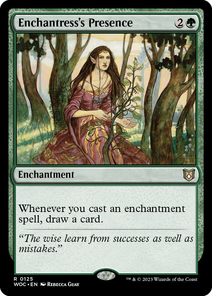 Enchantress's Presence [Wilds of Eldraine Commander] | Good Games Modbury