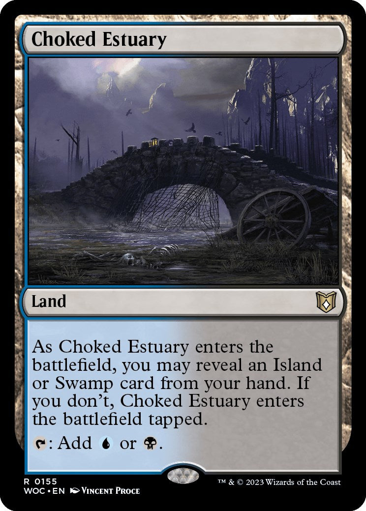 Choked Estuary [Wilds of Eldraine Commander] | Good Games Modbury