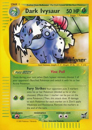 Dark Ivysaur (6) (Winner) [Best of Promos] | Good Games Modbury