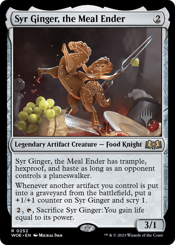 Syr Ginger, the Meal Ender (Promo Pack) [Wilds of Eldraine Promos] | Good Games Modbury