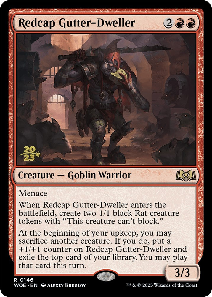 Redcap Gutter-Dweller [Wilds of Eldraine Prerelease Promos] | Good Games Modbury