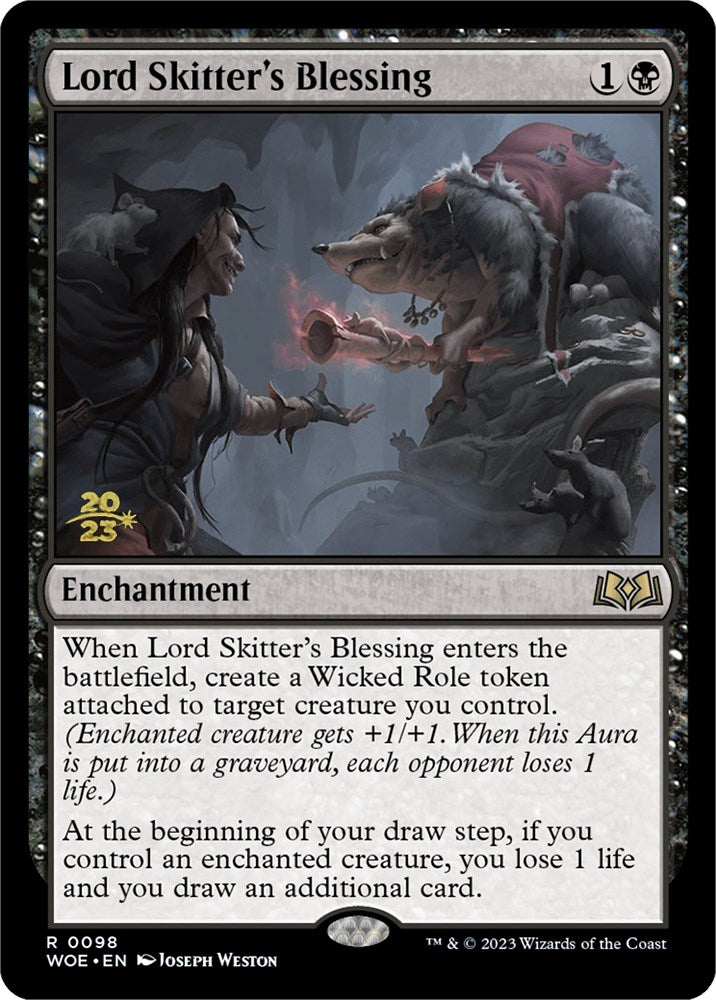 Lord Skitter's Blessing [Wilds of Eldraine Prerelease Promos] | Good Games Modbury