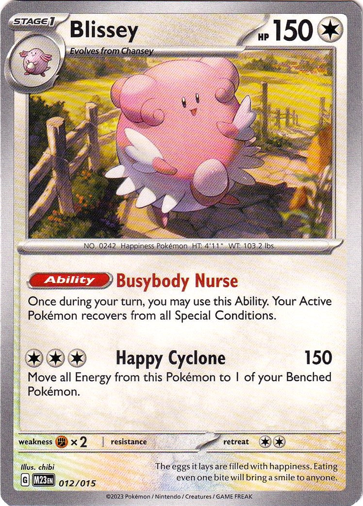 Blissey (012/015) [McDonald's Promos: 2023 Collection] | Good Games Modbury