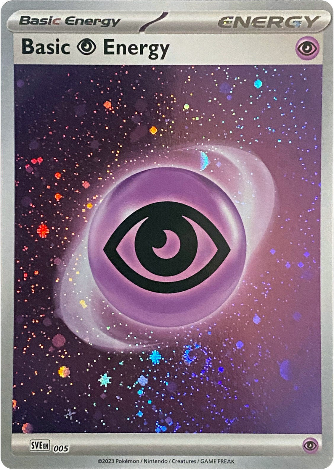 Basic Psychic Energy (005) (Cosmos Holo) [Scarlet & Violet: Base Set] | Good Games Modbury