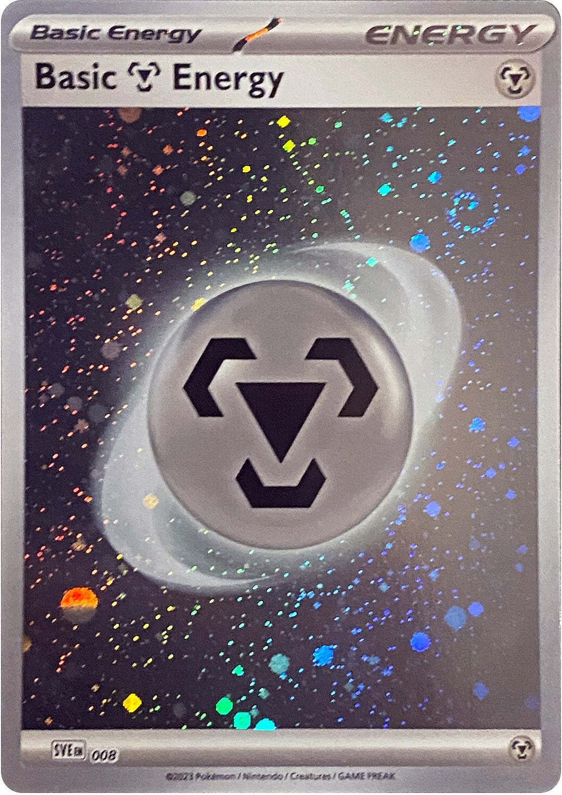 Basic Metal Energy (008) (Cosmos Holo) [Scarlet & Violet: Base Set] | Good Games Modbury
