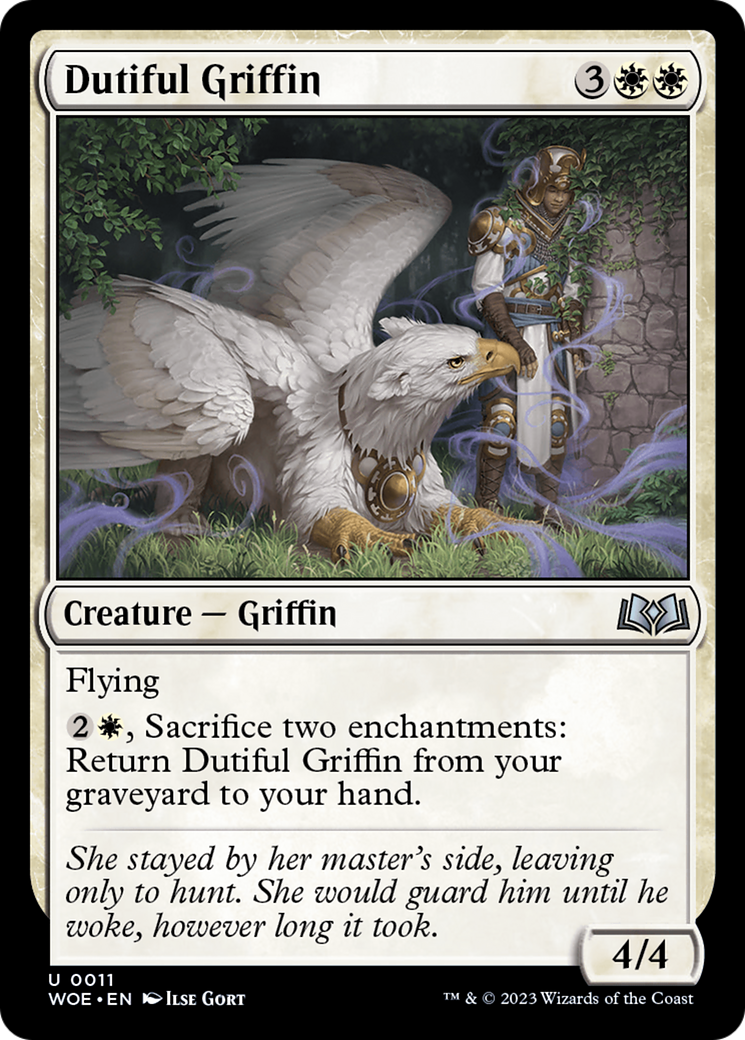 Dutiful Griffin [Wilds of Eldraine] | Good Games Modbury