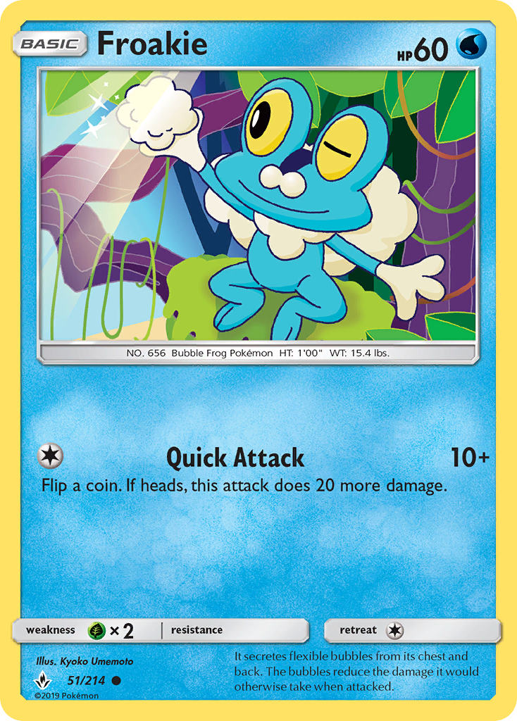 Froakie (51/214) [Sun & Moon: Unbroken Bonds] | Good Games Modbury