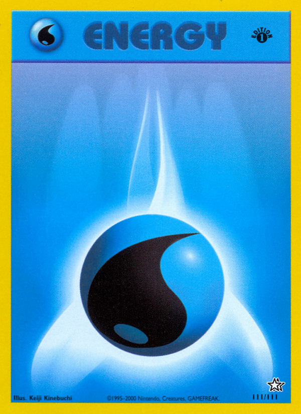 Water Energy (111/111) [Neo Genesis 1st Edition] | Good Games Modbury